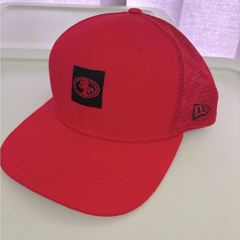 New Era San Francisco 49ers Shanahan Square Trucker 9FIFTY Men's Snapback Hat
